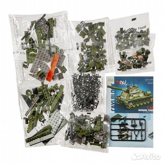 Танк Т34 конструктор Cayi Block 22008