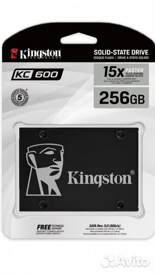 SSD накопитель Kingston KC600 2.5