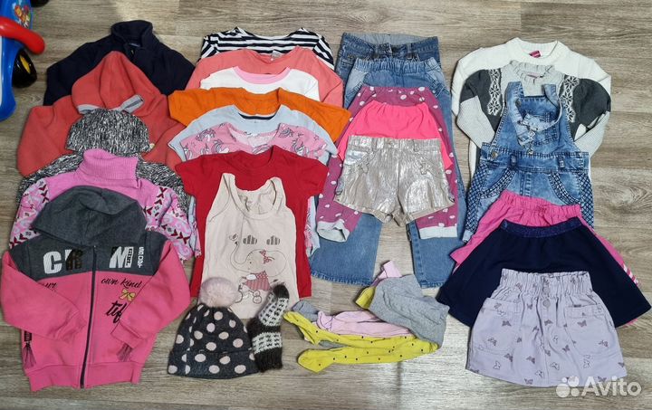 Вещи пакетом одежда для девочки 104р