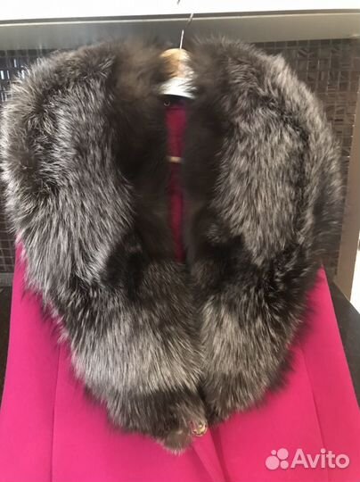 Жилет для зимы с чернобуркой, 46-48