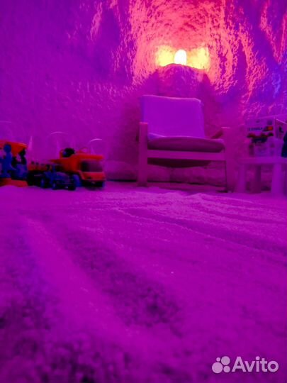 Оздоровление в соляной пещере, соляная комната