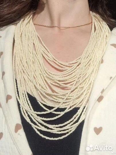 Бусы из натурального коралла