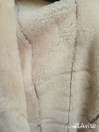 Дубленка натуральная женская 48 50 размер