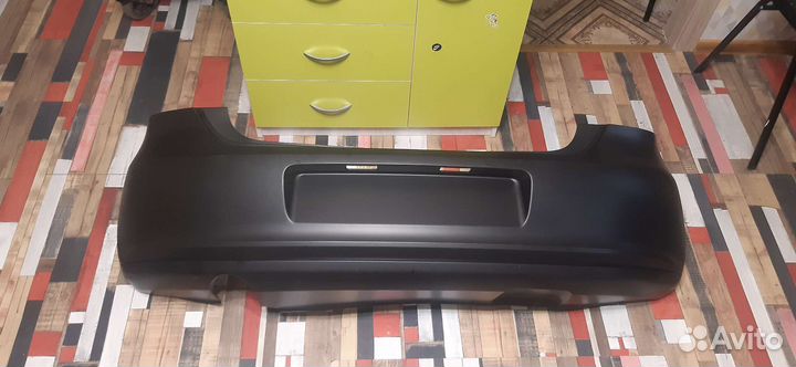 Задний бампер на volkswagen polo 5 хэтчбек