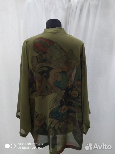 Хаори из шелка ручной работы