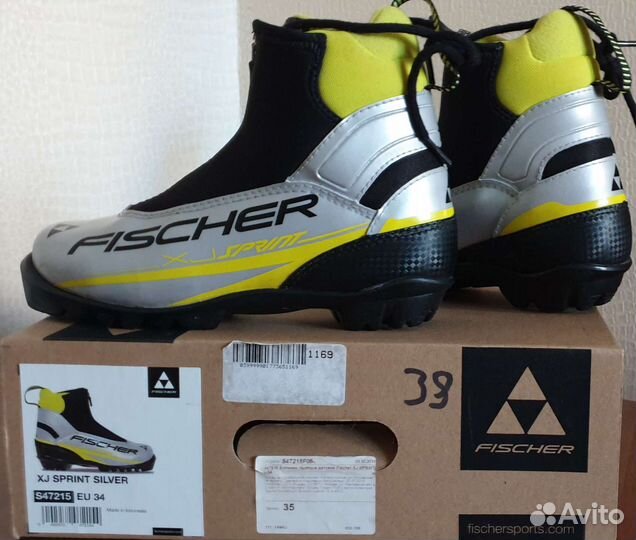 Лыжные ботинки fischer 35 размер
