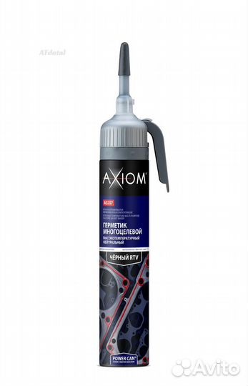 Герметик многоцелевой высокотемп. чёрный нейтр. с