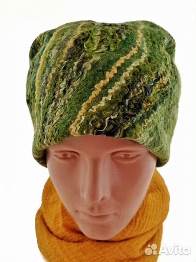 Шапка и рукавички валяные