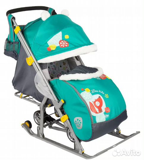Детские санки коляска Ника 7-2