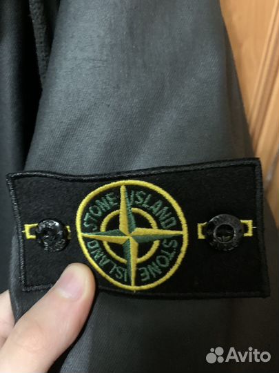 Кожаная куртка stone island