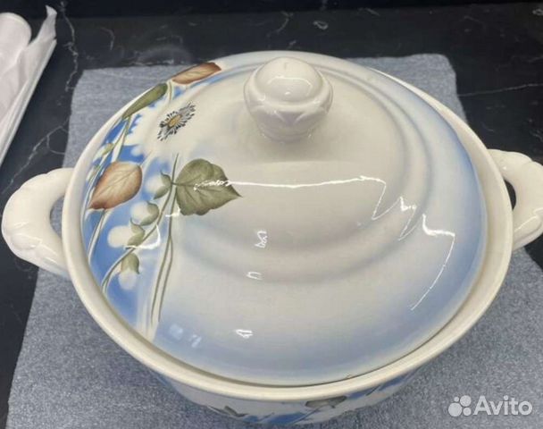 Супница из фаянса, новая