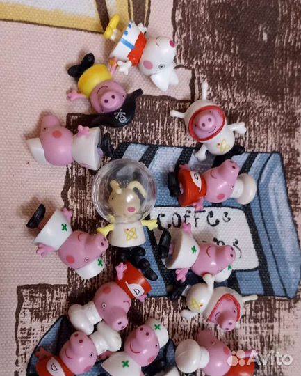 Свинка пеппа игрушки из киндер сюрприз