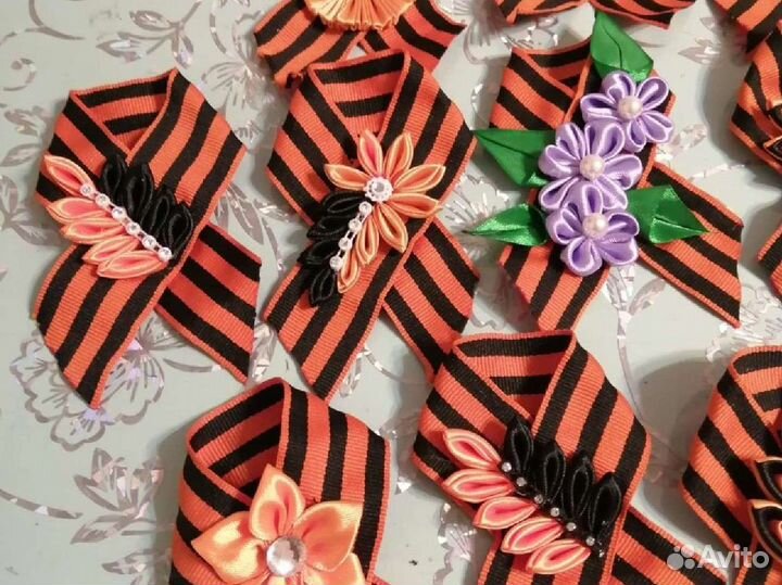 Георгиевская лента брошь