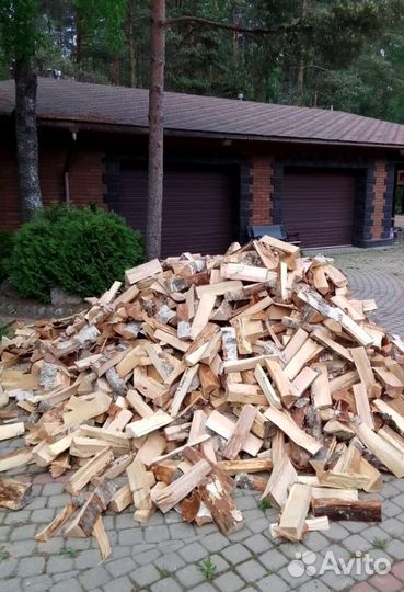 Дрова в укладку любого объема Березовые в Выборге