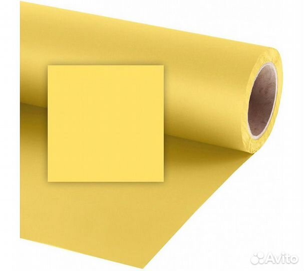 Фон бумажный Raylab 040 Bull темно-желтый 2.72x11