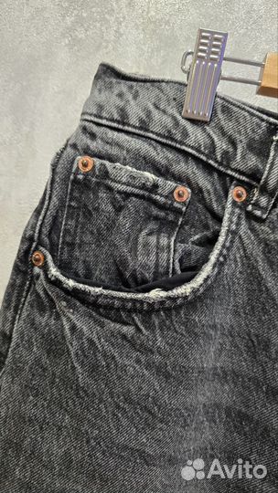 Джинсы широкие zara 38