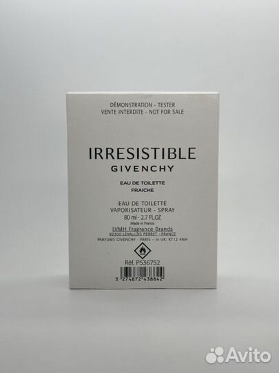 Givenchy Irresistible Eau De Toilette Fraiche