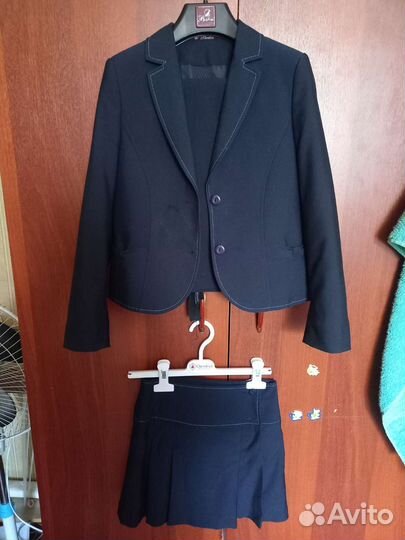 Школьная форма маленькая леди 122 синий