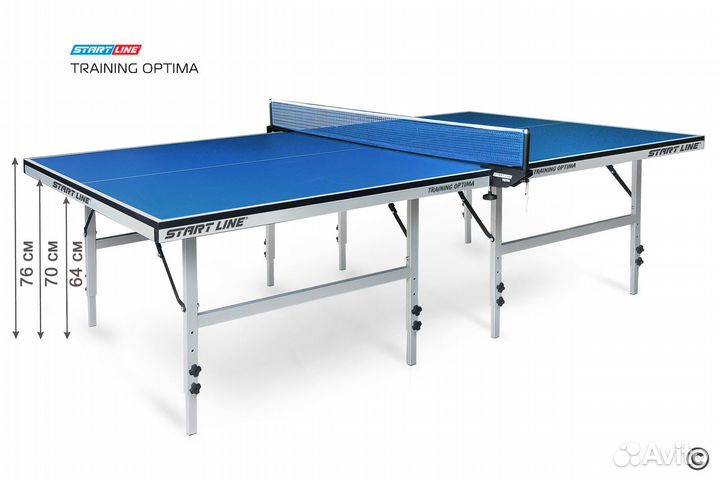 Стол теннисный Training Optima Синий