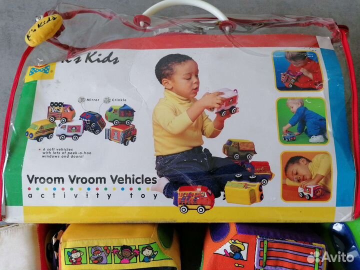 Машинки для самых маленьких - мягкие