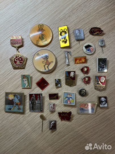 Значоки СССР разные