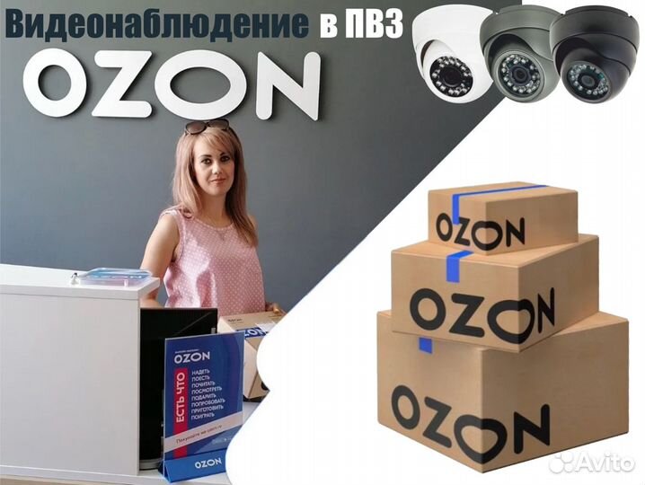 AHD видеонаблюдение для пвз ozon / WB / Яндекс
