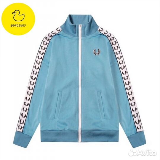 Fred perry олимпийка (голуб.)