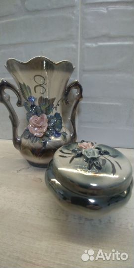 Ваза и шкатулка советские