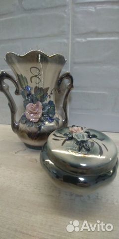 Ваза и шкатулка советские