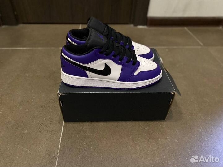 Jordan 1 low gs Purple