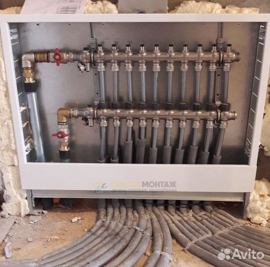 Монтаж систем отопления.Водоснабжения.Теплый пол