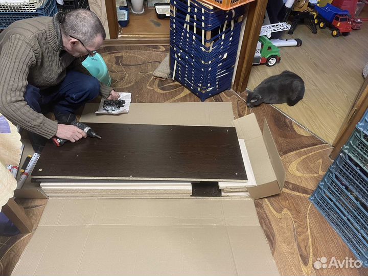 Тумба тв 140 см сонома/белый Доставка бесплатная