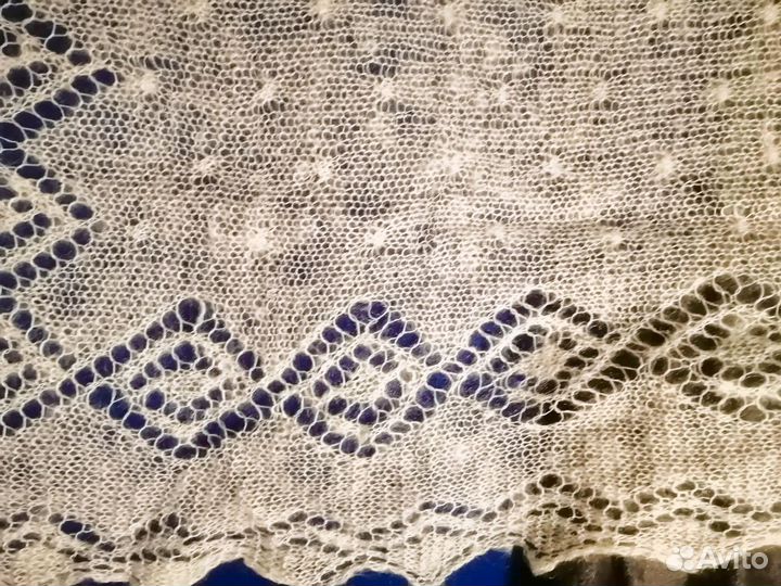 Пуховый платок паутинка