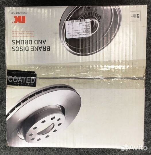 Диски тормозные задние toyota LC120 (к-т 2шт.)