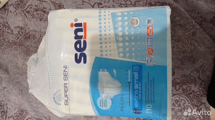 Подгузники для взрослых seni 0