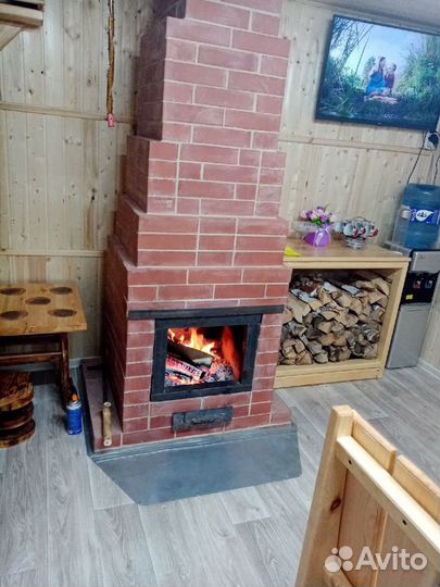 Русская баня на дровах