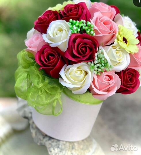 Букет цветов из мыла