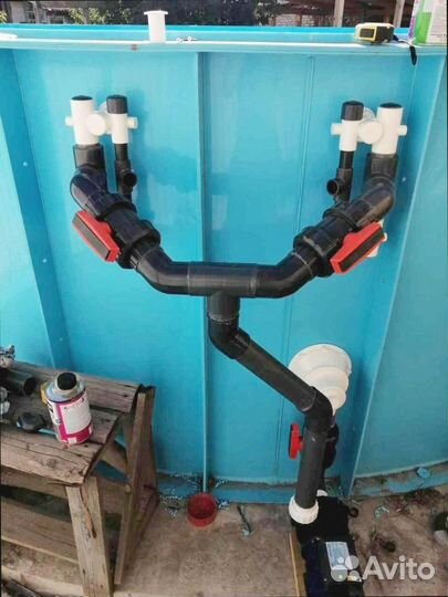 Бассейн круглый пластиковый от производителя