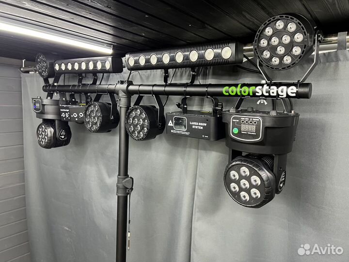 Светомузыка комплект со стойкой