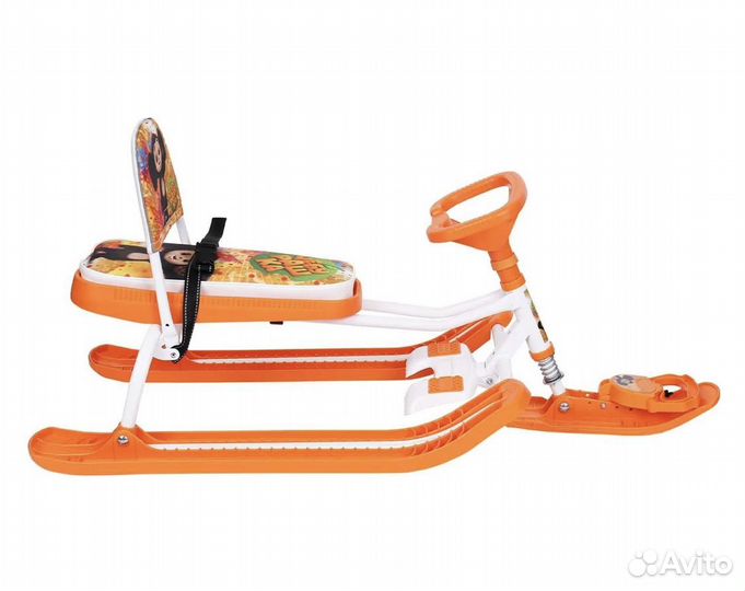 Снегокат со спинкой