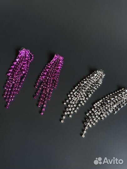 Серьги в стиле Valentino