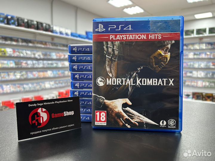 Диск Mortal Kombat X PS4 Б/у