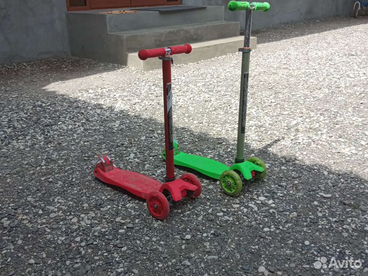 Самокат детский трехколесный бу