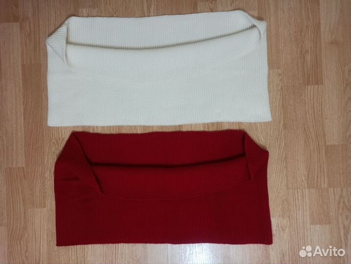 Снуд зимний шарф хомут вязаный