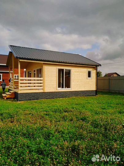 Каркасный дом шале 86