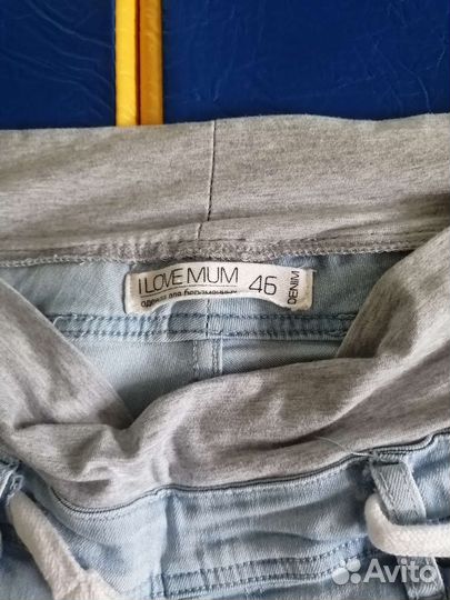 Джинсовые шорты для беременных