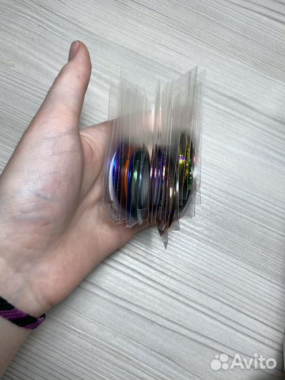 Клейкая лента для дизайна ногтей