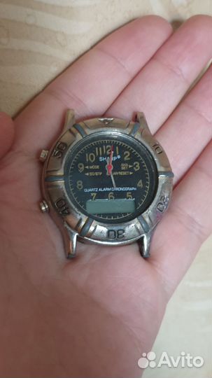 Часы sharp quartz alarm chronograph