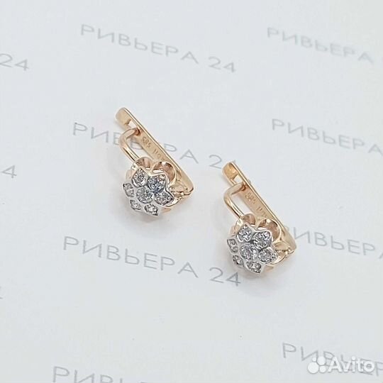 Золотые серьги