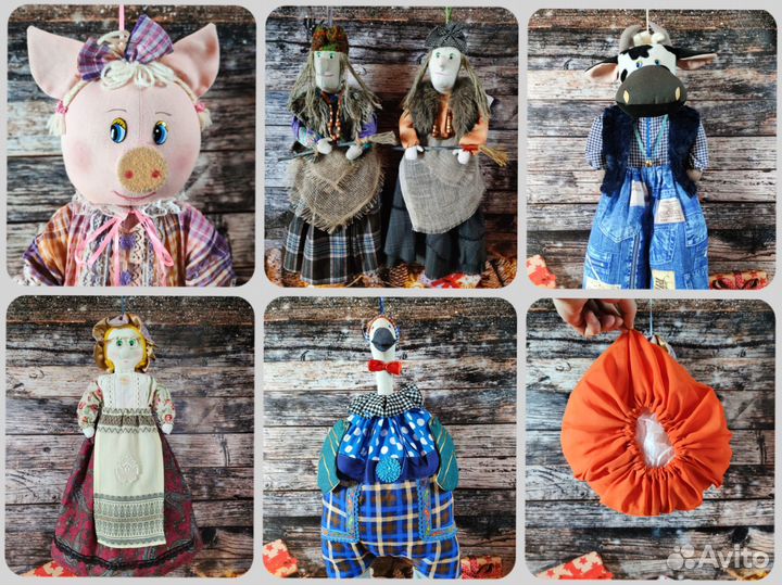 Интерьерная кукла пакетница авторской работы